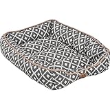 Precision Pet SNZ Ikat Drawer Bed, Gray, 24 by 18 by 6'