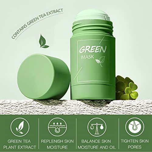 Ursoulney Green Tea Mask Stick For Face Mask Skin Care Blackhead Remover Deep Cleanse Mask Cleaning Solid Stick Moisturizing Removing Stick Suitable For Men And Women Of All Skin Types(1 Pcs) #TOP7