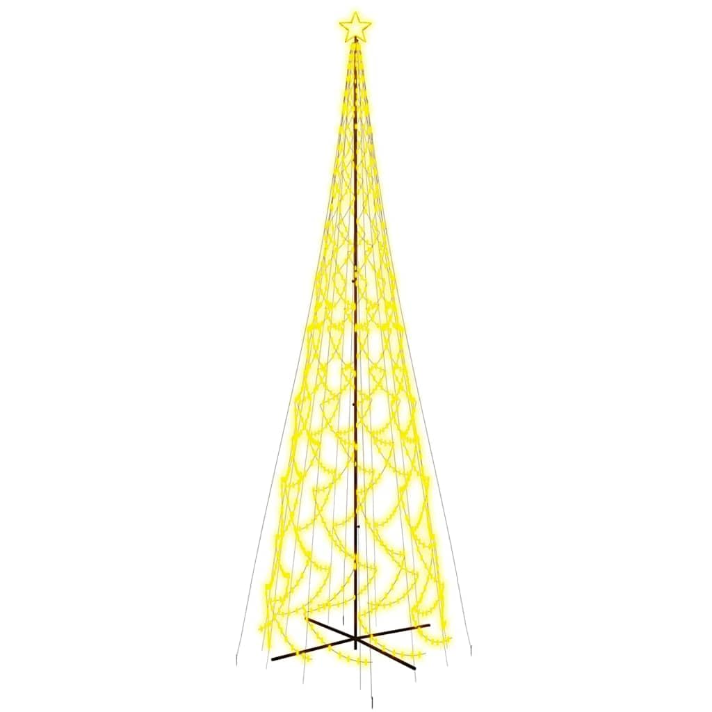 vidaXL Choinka stożkowa, 3000 ciepłych białych LED, 230x800 cm