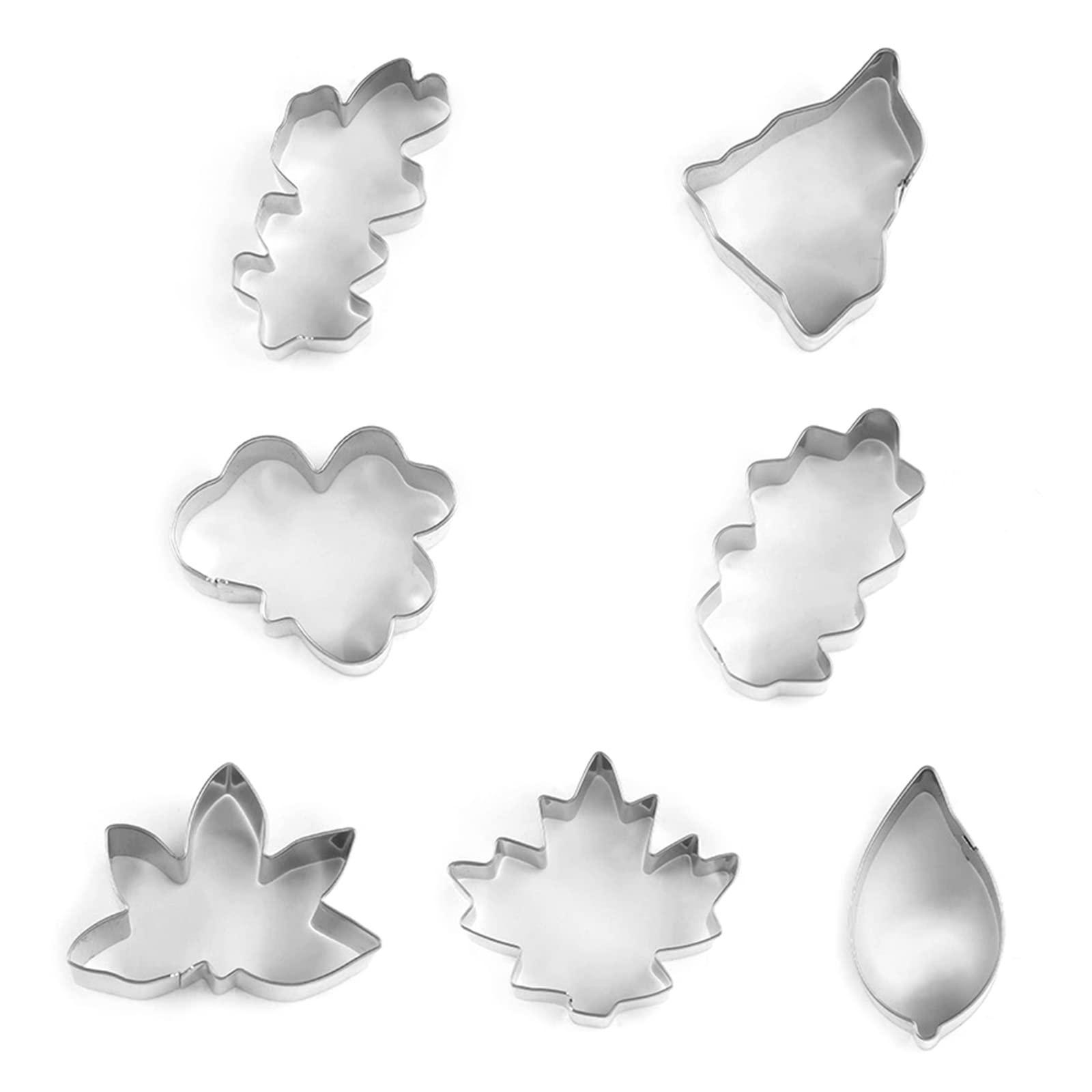 Kalttoy Christmas Cookie Stainless Steel Pressable Biscuit Set Cookie Baking Stainless Steel Christmas