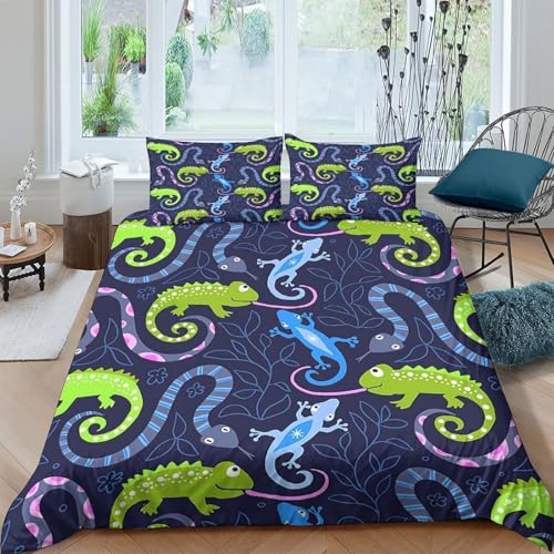 Linge de lit caméléon 3D de qualité supérieure en microfibre durable - 4