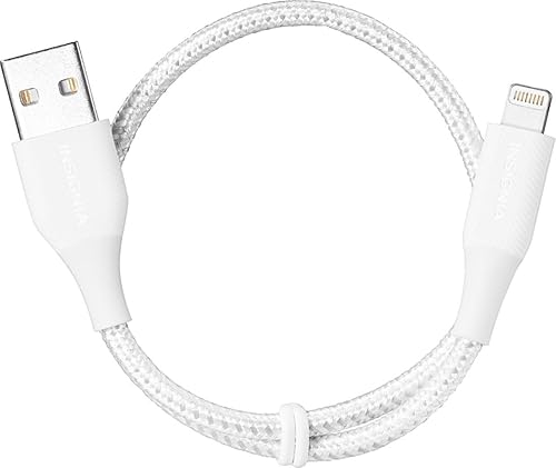 Miniatura 3 de INSIGNIA Cable USB a Lightning de cargasincronización para iPhone, iPad, iPod (1 pie, gris luna)