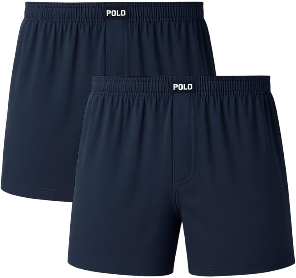 Kit 2 Cueca Samba Canção Polo Star Viscose Fibra de Bambu Toque Gelado Masculina