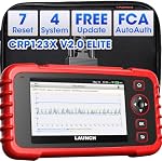 Launch OBD2 Scanner CRP123X V2.0, 2026 Lifetime Update WiFi Scan Tool, Engine at SRS Airbag Scanner, 7 Resets Diagnostic Scanner, Code Reader for All Cars, AutoVIN, FCA SGW, Voltage Monitor | 7 Resets Save Dealer Visit,1996–2026 Vehicles,Lifetime Upd