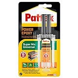 Pattex – 1476719 – Kleber Epoxidharz Universal transparent Spritze – Transparent