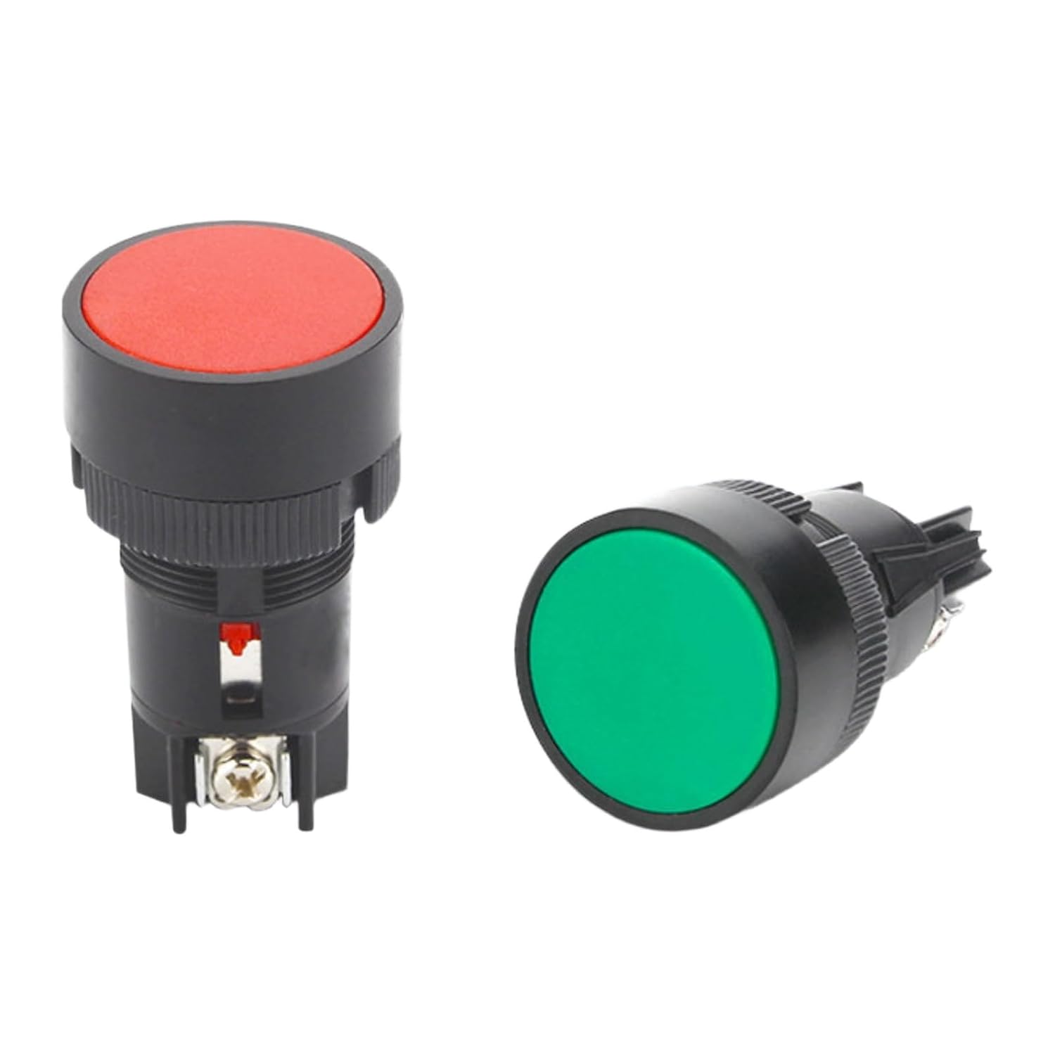 XB2-EA142 XB2-EA131EA135 Economy Flat Head Button Switch Integrated Green(XB2BVM6LC AC 220V Blue)