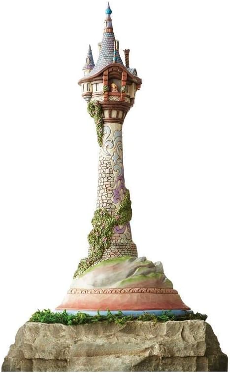Enesco Disney Traditions Masterpiece Rapunzel Tower Figurine : Home & Kitchen