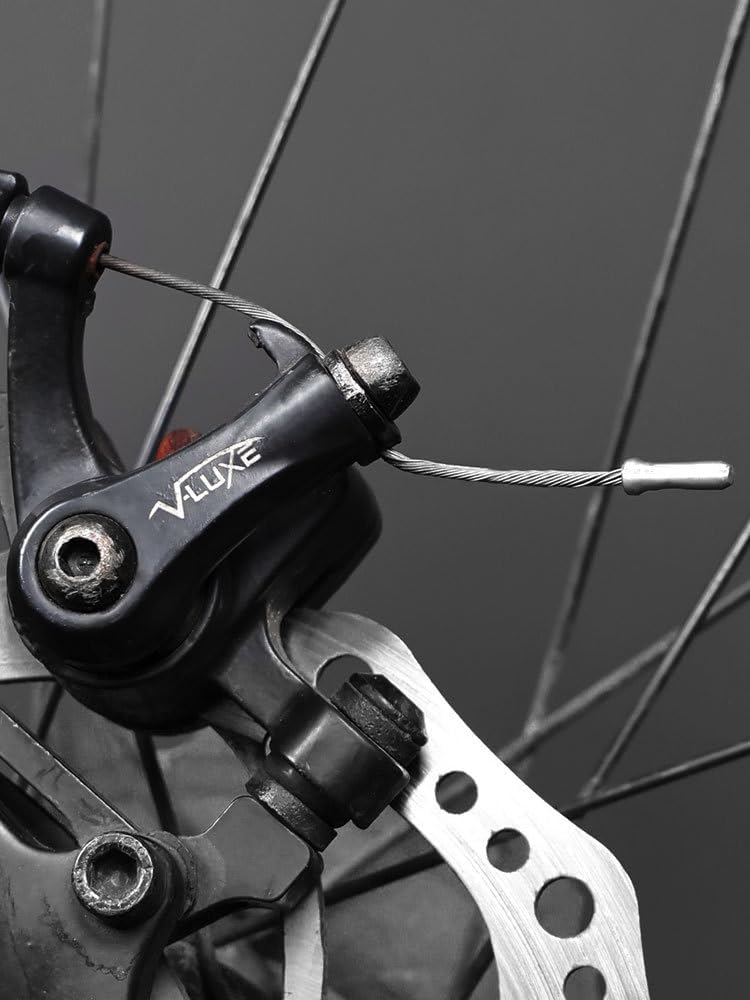 Bike Cable End Caps, Aluminum Alloy, 20 Pieces, Brake and Derailleur Housing Ferrules, MTB Road Bicycle Maintenance Parts