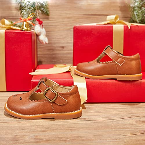 Image of Otter MOMO Toddler /Little Girls Mary Jane Slip-on School Uniform Party Dress Shoes