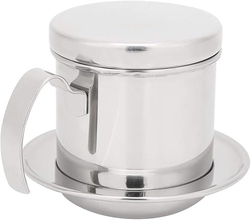 Miniatura 4 de Cafetera de goteo vietnamita, con pantalla de filtro fino, cafetera vietnamita vietnamita, filtro de goteo simple, la mejor opción de regalo para
