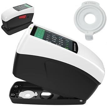 Spectrophotometer 11mm Spectrophotometer Handheld Spectrophotometer with High Repeatability Accuracy dE*ab0.02 Structure D/8 SCI SCE 1s Measure Time ASTM ISO 10000 Items Mass Storage
