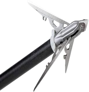 G5 Outdoors Megameat 100 Grain Broadhead 3 Pk, Stainless Steel (MM100)