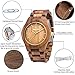 Sentai Handmade Men's Wooden Watch Natural Wood Unique Casual Wristwatch with Gift Box