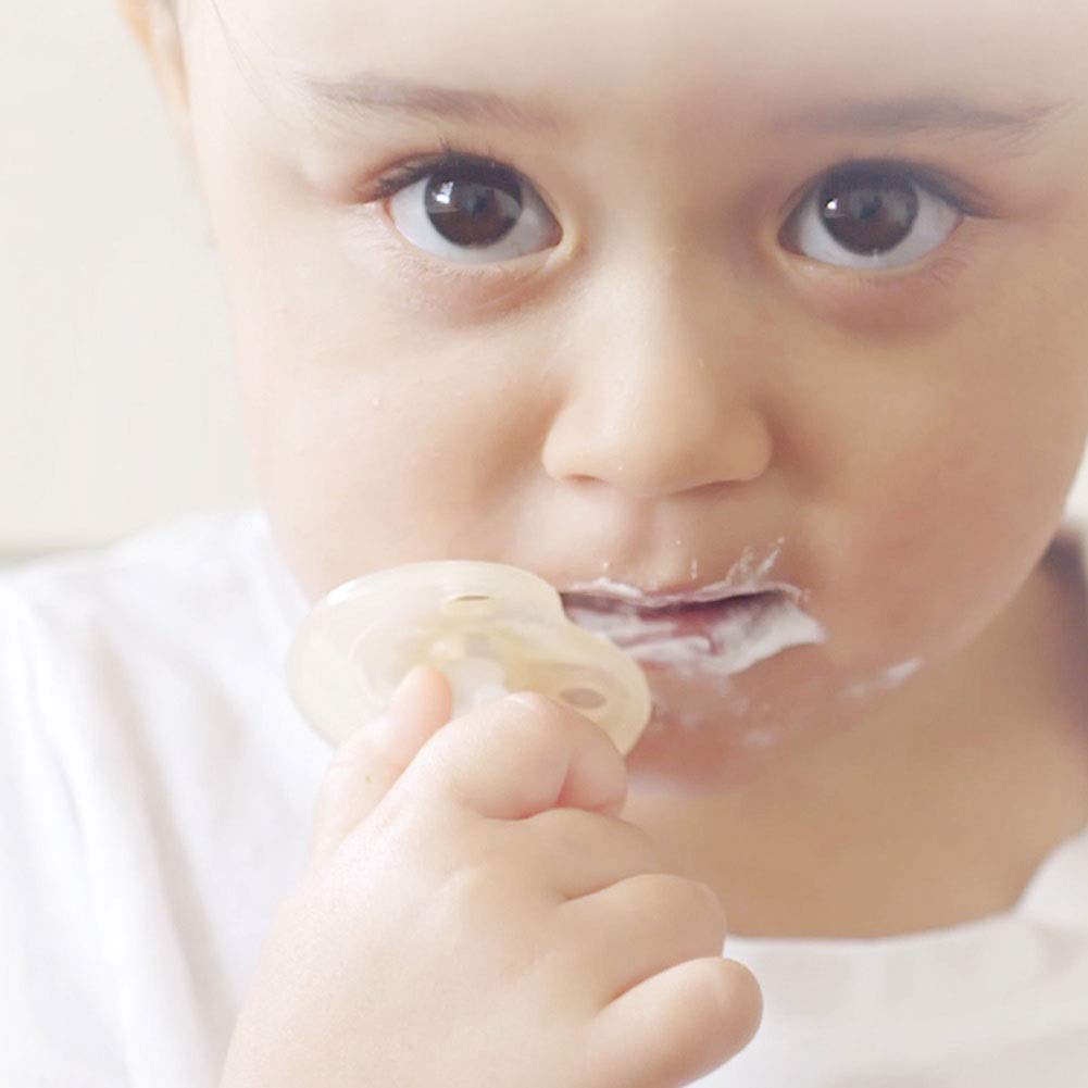Cura Orale Spazzolino da Denti per Bambini, spazzolino da Denti per Bambini dai 6 ai 24 Mesi, spazzolino Manuale in Silicone Morbido al 100% per Uso Alimentare a 360° Regalo