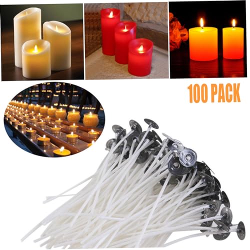TEHAUX mechas preenceras 30 piezas para hacer velas miniatura 7