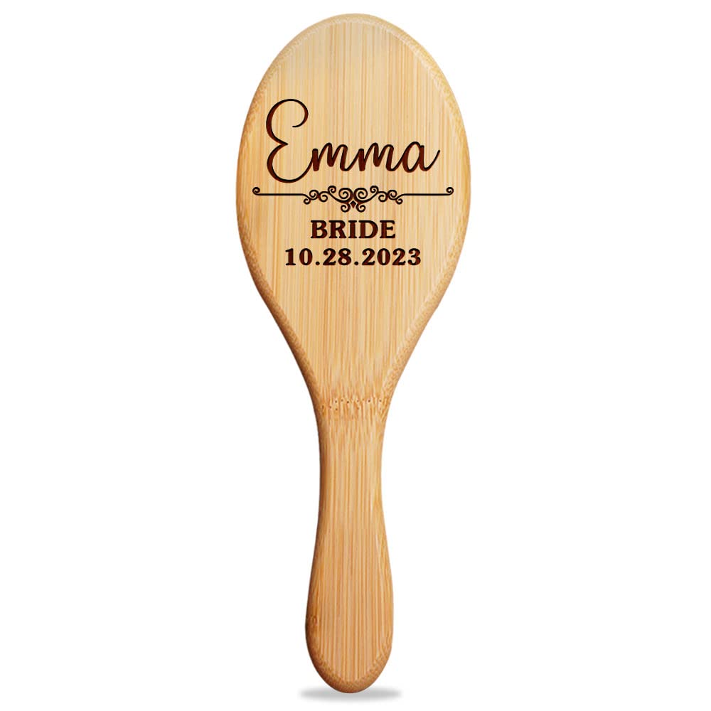 Personalized Name Massage Combs, Bridesmaid Proposal Gifts for Women, Maid of Honor, Bridal and Bachelorette Party