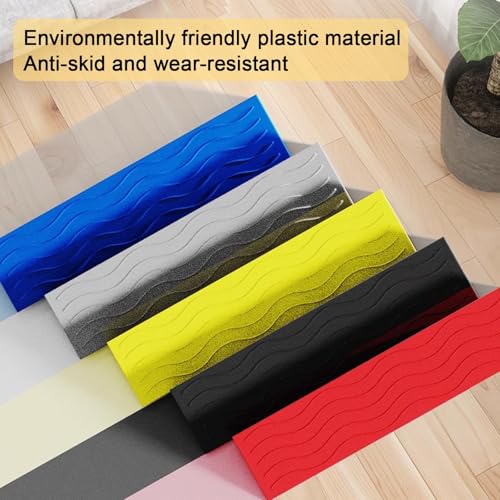 Rampe de seuil en plastique 100x20x9 cm pour fauteuil roulant et robot