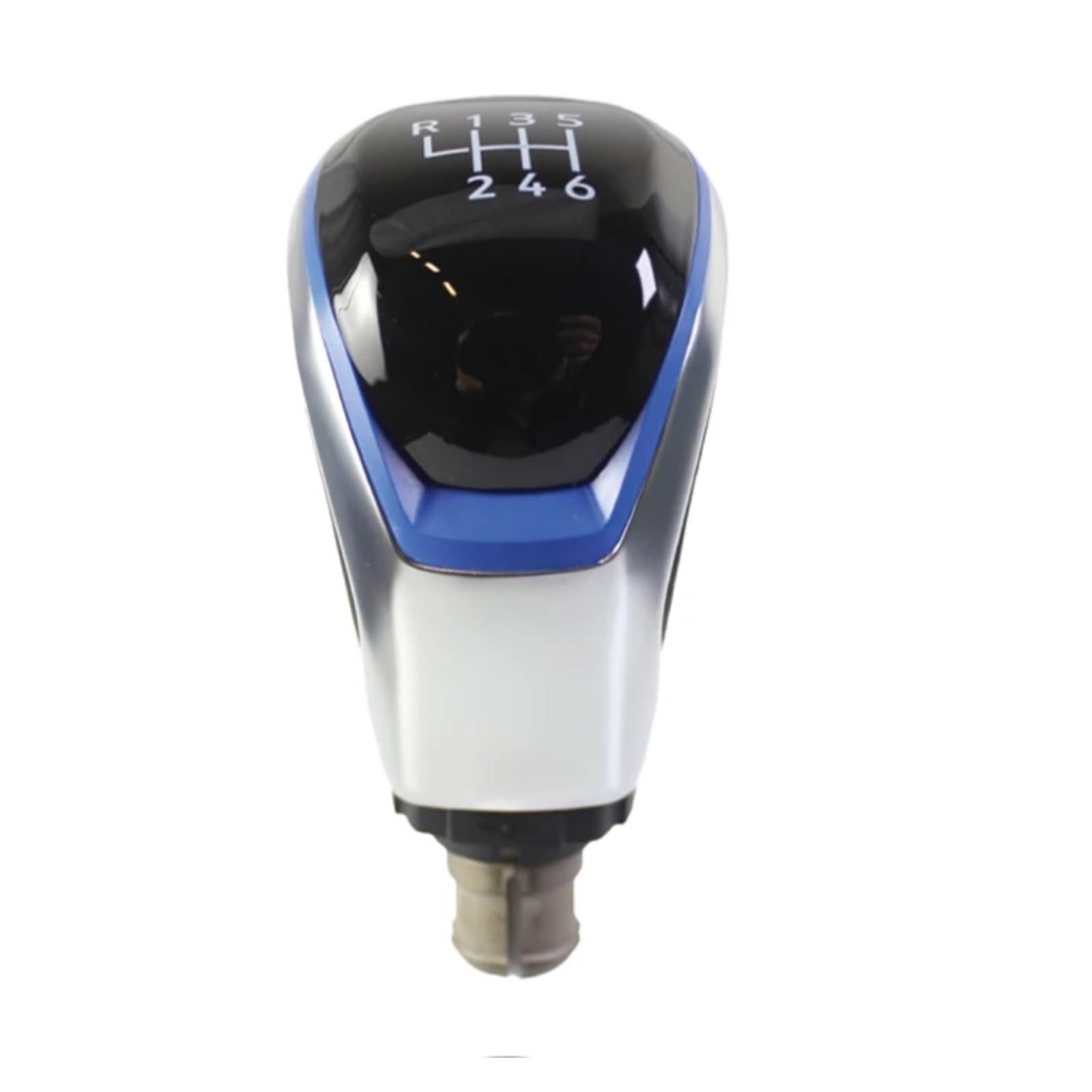 Mkgkacvcpt Blue 6 Speed Gear Shift Knob For Vw Caddy Polo For Tiguan Taigo Direct Fit
