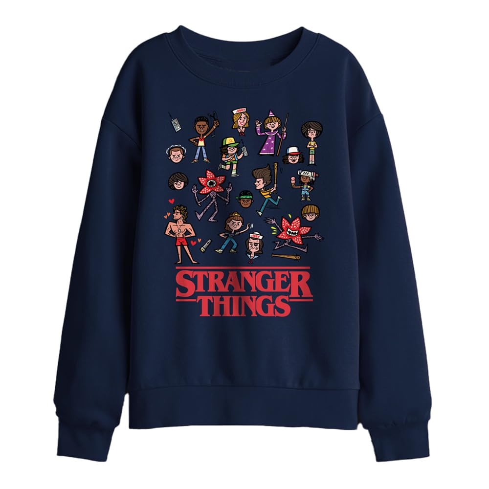 Netflix - Kids Sweatshirt - Stranger Things - 7-8 Years - Black