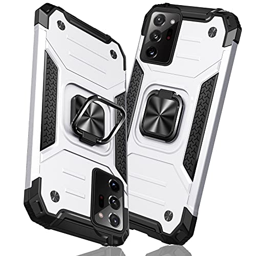 TMUJWS Galaxy Note20 Ultra �p�P�[�X �����O �Ռ��z�� �ϏՌ� TPU+PC�o���p�[ ��d�\�� �ČRMIL�K�i �S�ʕی�J�o�[ ����h�~ �ԍڃz���_�[�Ή� �C�菝�h�~ ����~�� �y�� ���^ �T���X�� �M�����N�V�[ note20 u