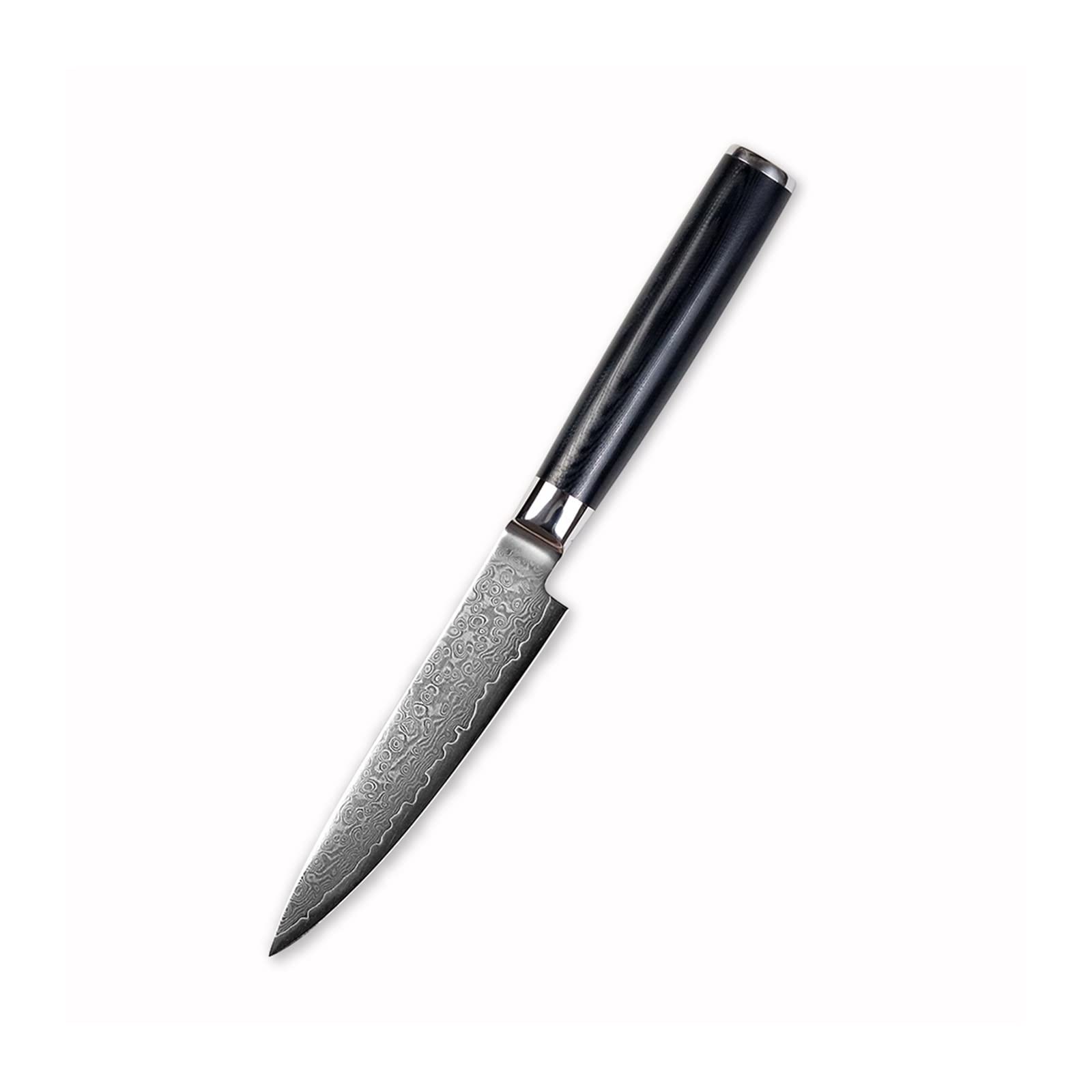 Küchenmesser VG10 Damaskus Steel Blade G10 rundes Griff scharfe scharfe Fleisch und Gemüse Schneidwerkzeug Koch Messer (Color : Fruit Knife)