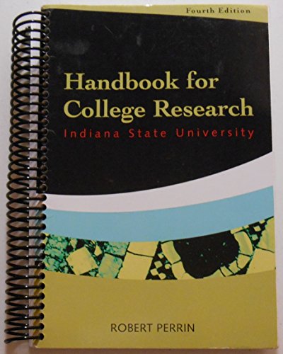 Handbook for College Research - Fourth Edition