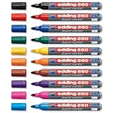 Edding 4-250999 Boardmarker 250, nachfüllbar, 1,5 - 3 mm, Sortiert, 10er Set