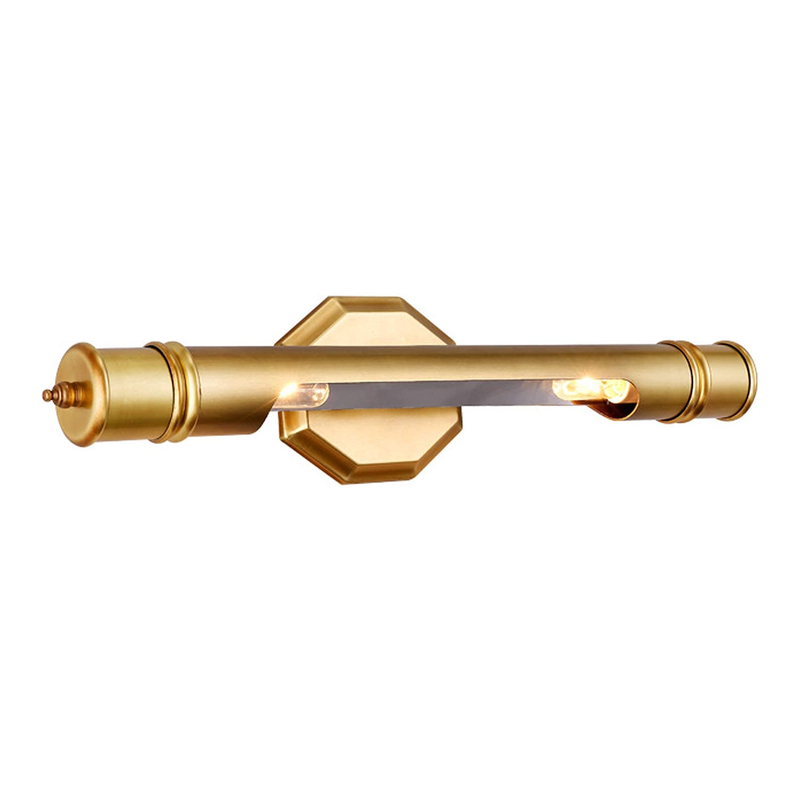 Lampki pod lustro łazienkowe Mosiężne, zabytkowe lustro Przednie światło z obrotową głowicą lampy 3 temperatury barwowe Retro kinkiet Wanna toaletowa Antyczne oświetlenie szafki z lustrem dla