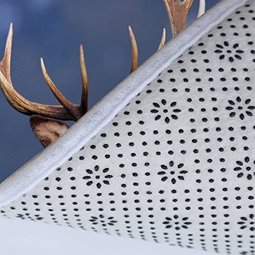 Badematten Set 3D 40x60 Hirsch Wald absorbierend 3-teiliges Badezimmerteppich-Set maschinenwaschbare weich badteppich… – Bild 7