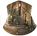 Produktbild shenguang Sport Schal Old Courtyard Rome Italy Cafe Chairs City Historic Ambience Houses Street Sunscreen Breathable Bandana Avoid Inhaling Too Much Dust 10 x 11.6 Inch