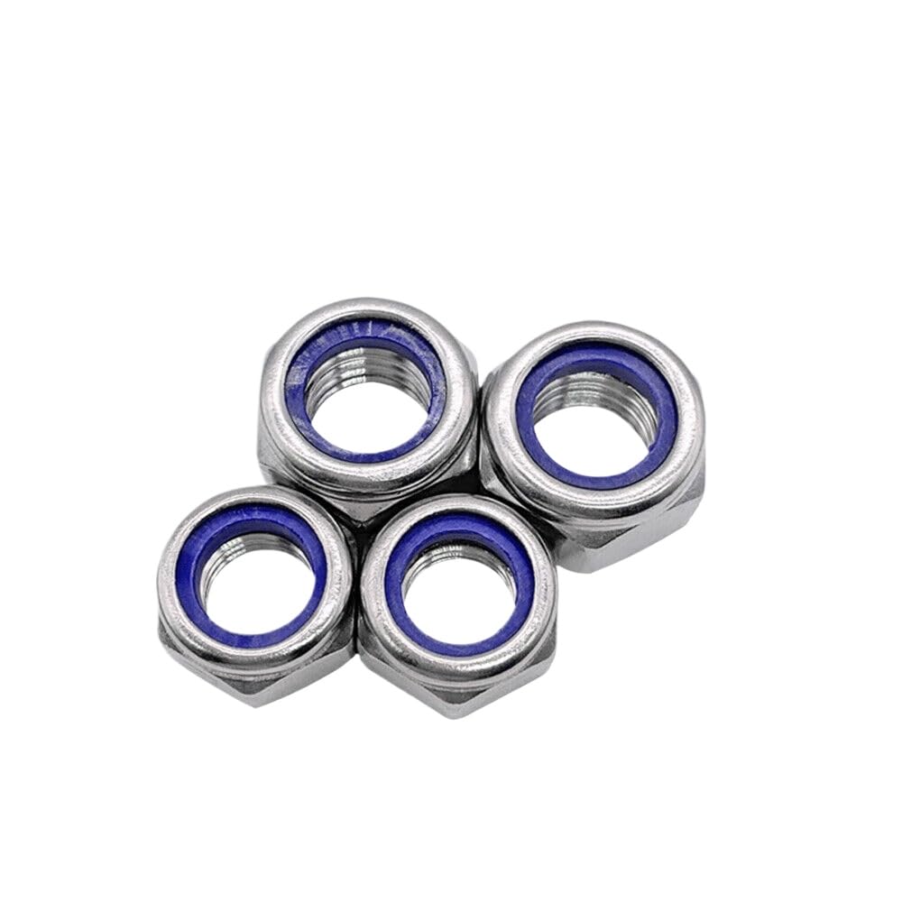 SS316 - Tuercas de bloqueo hexagonales de acero inoxidable DIN985 (10, M30)