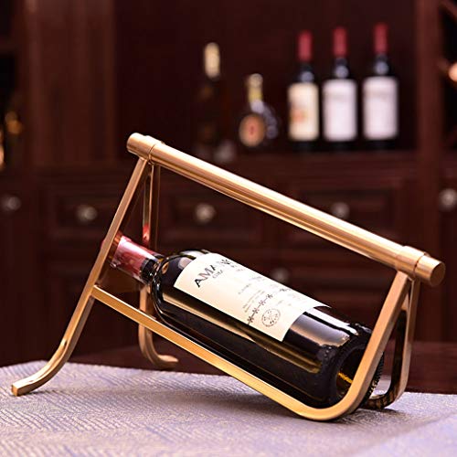 Porte-bouteille en métal minimaliste haute qualité salon