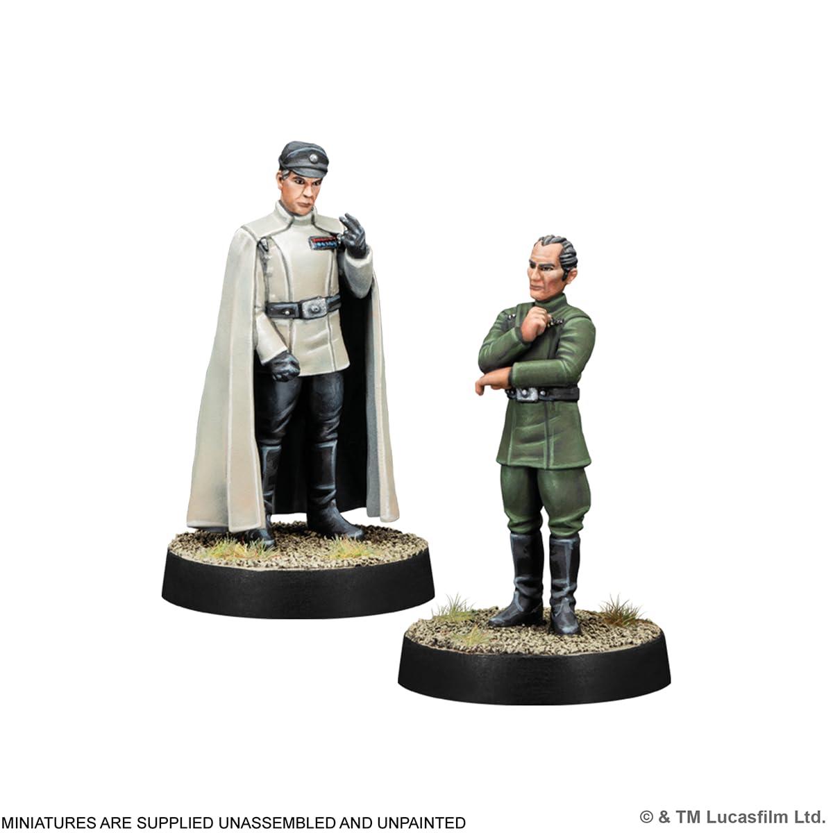 Asmodee Star Wars: Legion Imperial High Command, Pack de Alto Mando con 4 Miniaturas de Comandante, A Partir de 14 años, 2 Jugadores, 60-120 Min, Español, Alemán, Inglés, Francés