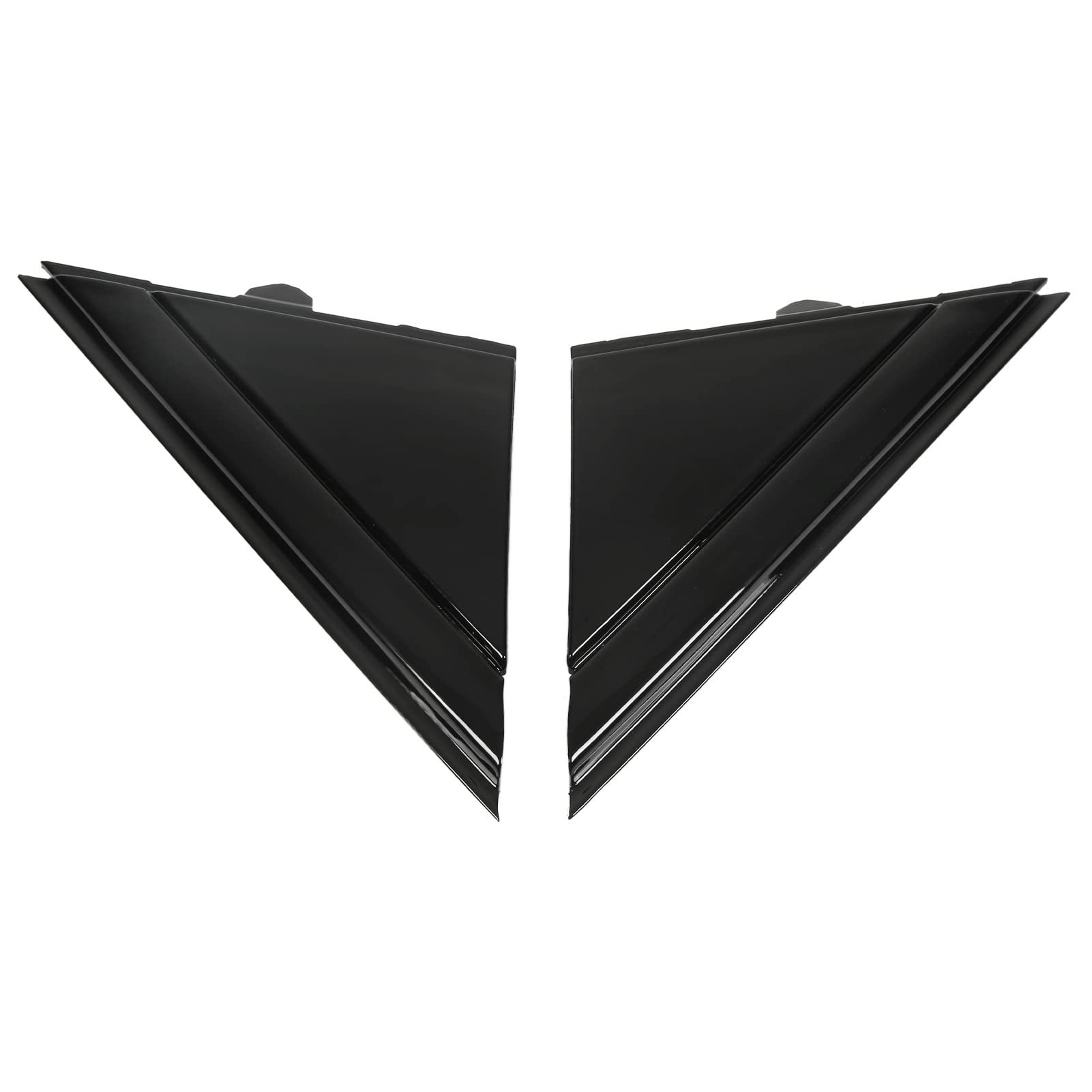 Copribandiera per Specchietti Porta Triangolo Specchietto Fiat 500 Modanatura Triangolo Specchio Porta Decorazione Rivestimento della Piastra Triangolare dello Specchietto Retrovisore