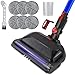 Produktbild Foinwer Wischaufsatz für Dyson V15 V11 V10 V8 V7 Staubsauger,Wischmopp Aufsatz Set mit Abnehmbaren Wassertank+6 Moppads+1 knopf fixierung+1 Füllbehälter+1 ReinigungsbürsteElektrischer Bodenwischer
