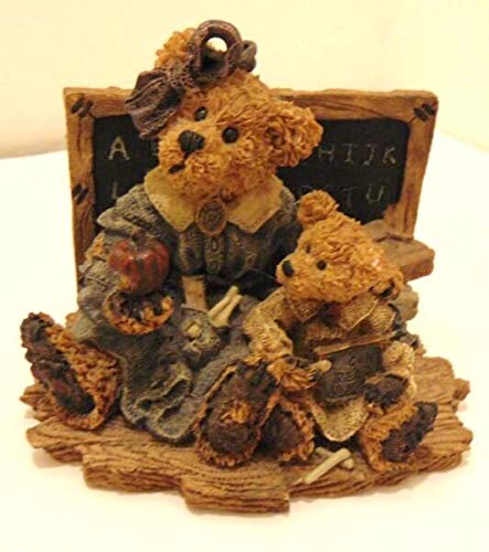 Boyds Bears And Friends The Bearstone Collection MISS BRUIN AND BAILEY.The Lesson NOS Item new box slightly scuffed
