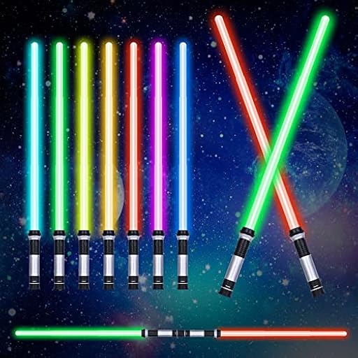 OSDUE Sable de Luz, 2pcs Espada Láser 2 En 1 Telescópica y Plegable, Espada Laser 7 Colores con Sonido, para Adultos Adolescentes, Cumpleaños Regalos Cosplay, Guerra de Las Galaxias Sable de Luz | Ya disponible en tu tienda friki favorita! En mundofriki.es! OSDUE Sable de Luz, 2pcs Espada Láser 2 En 1 Telescópica y Plegable, Espada Laser 7 Colores con Sonido, para Adultos Adolescentes, Cumpleaños Regalos Cosplay, Guerra de Las Galaxias Sable de Luz | Ya disponible en tu tienda friki favorita! En mundofriki.es!