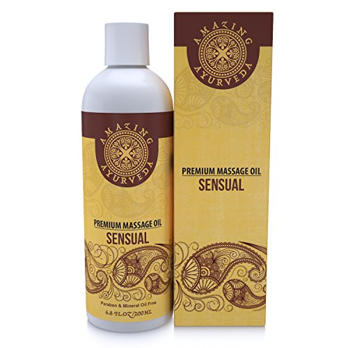 Amazing Ayurveda Premium Massage Oil Sensual 6.8 fl.oz