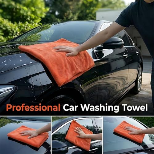 Serviette microfibre auto haut de gamme au séchage sans trace - 7