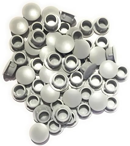 QUARKZMAN 8er Set Silikon Stopfen 26mm - T-Förmige Lochabdeckungen Weiß