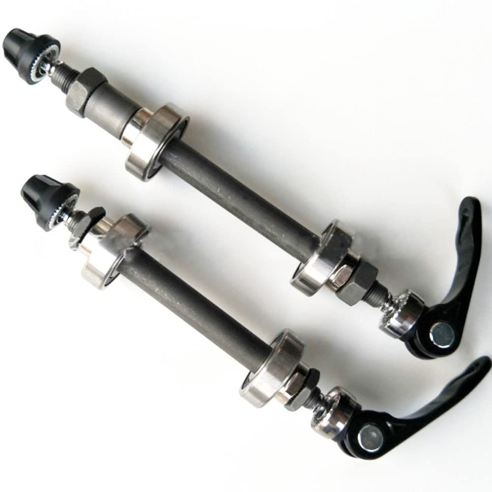 Fahrrad Schnellspanner Mountainbike Fahrrad Radnabe Vorne Und Hinten Schnellspanner Achsen Hebel Mit 2 Lager Vorderrad Hinterrad Achse Zubehör Schnellspanner Fahrrad(Front and Rear)