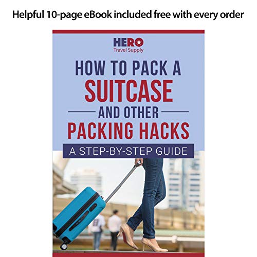 HERO Packing Cubes (5 Set) – Travel Organizers with 2 Bonus Laundry Bags