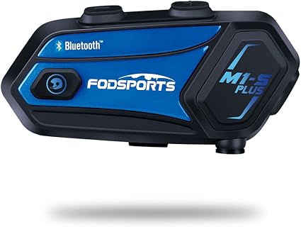 FODSPORTS M1-S Plus Interfono Moto Bluetooth Auricolari Casco Singolo Con  Audio Stereo,CVC Riduzione Rumore,Condivisione Della Musica, Disattivazione  Del Microfono, FM, Interfono Per 8 Motociclisti : Amazon.it: Elettronica