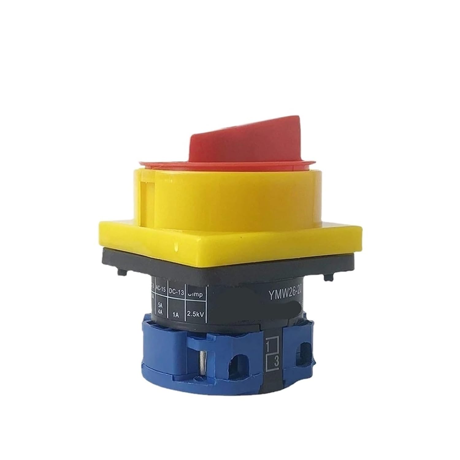 On Off Switch 2 Position selector Changeover 20A 1 Pole Pad Lock Main Cam Rotary switches YMW26-20/1GS