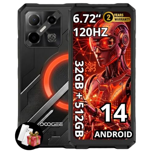 DOOGEE Blade GT Pro 5G | 32GB RAM + 512GB | 6,72″ FHD+ 120Hz Display | 100 MP AI-Triple-Kamera | 5800 mAh Akku | NFC | LED-Effekt | Dual-SIM | 2 Jahre Garantie | Mystischer Schatten Schwarz