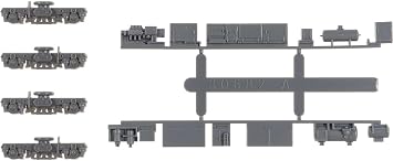 Green Max 8509 N Gauge Power Dolly Frame Underfloor Equipment Set A-25 DT50D + 30682AM, Dark Gray, 1 Car Supply