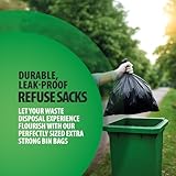 BENEKS 100L Heavy Duty Black Bin Bags – Extra Strong Large Refuse Sacks – Flat Top, Tear-Resistant – 50 Bags per Roll – Size 75 x 100 cm – Ideal for Garden, Home & Commercial Waste - Image 7