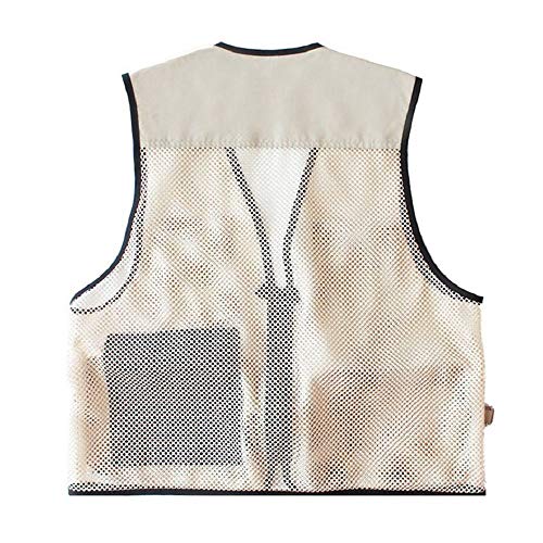 Foldable Outdoor Fishing Camping Travel Mesh Vest, Multi-Pockets Photography Lightweight Vests2