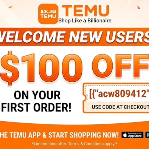 『"TeMu" Coupon Use_Code [{"acw809412"}] ^$100 off^| For New User First Order』のカバーアート