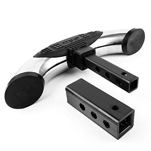 Bully Cr-605 Chrome Stainless Steel Universal Fit Truck Hitch Step Fits 1.25" And 2" Hitch Receivers For Trucks From Chevy (Chevrolet), Ford, Toyota, Gmc, Dodge Ram, Jeep #TOP1
